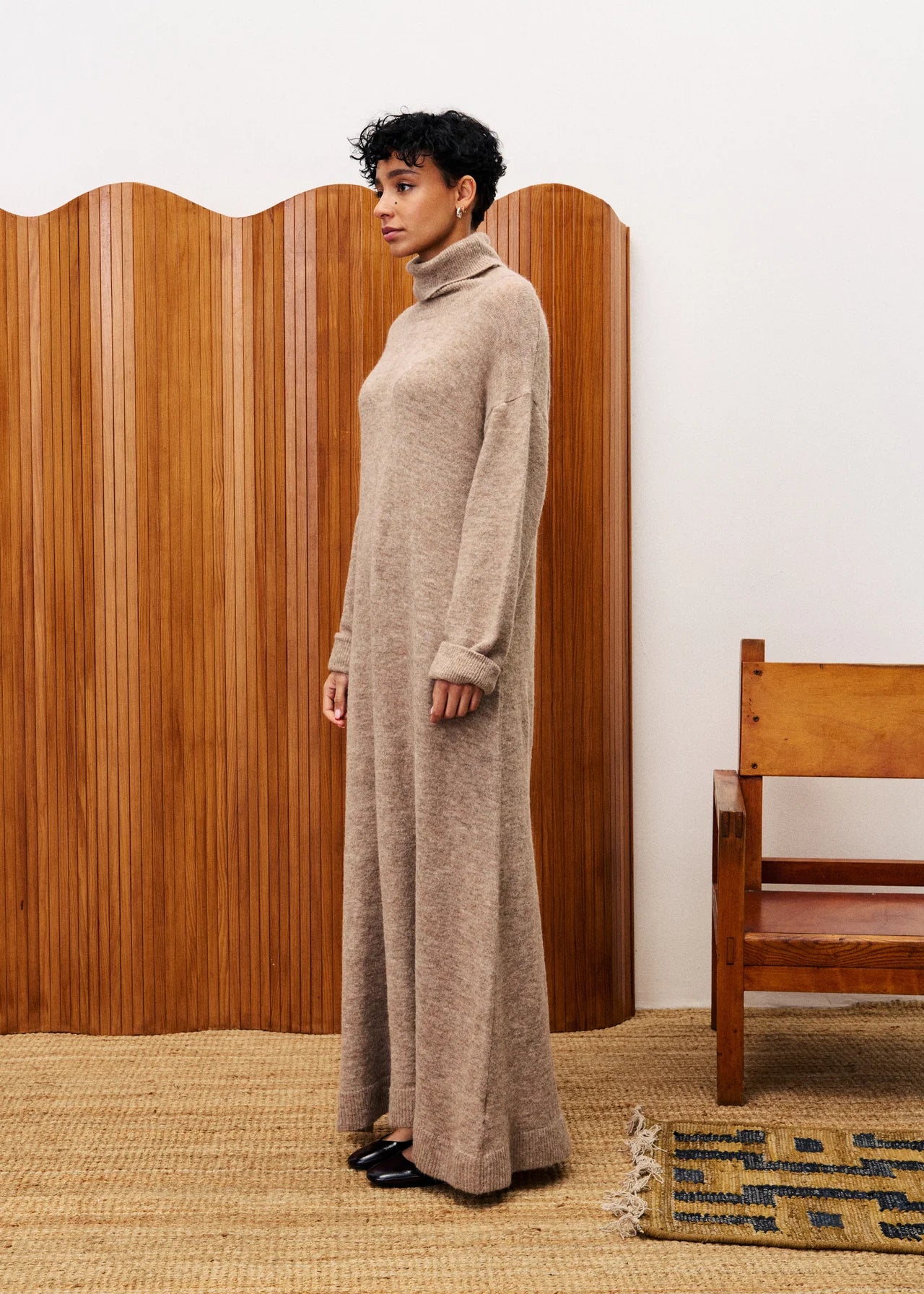 FRNCH Rooibos Dress - Beige