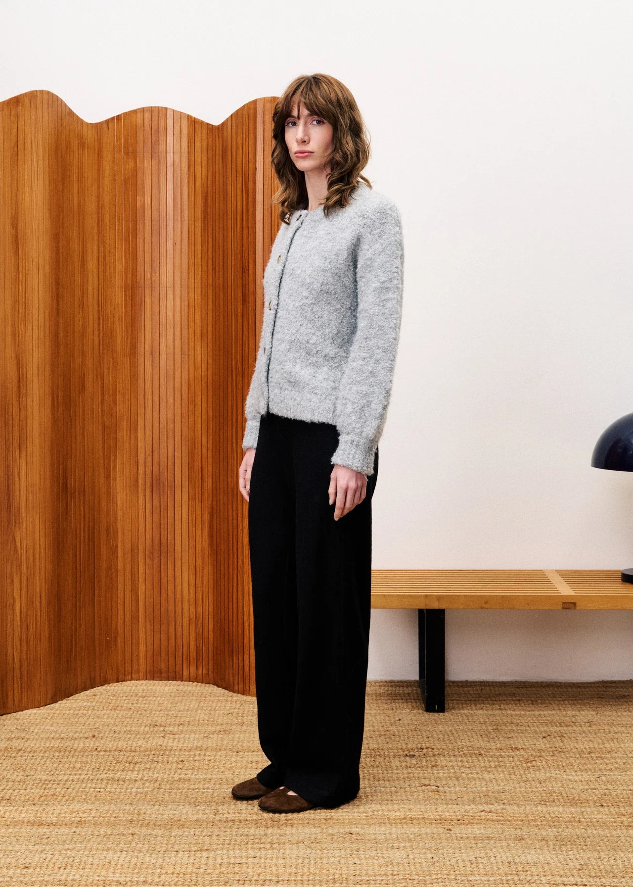 FRNCH Selkirk Cardigan - Grey