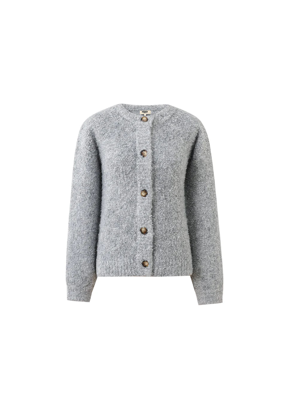 FRNCH Selkirk Cardigan - Grey