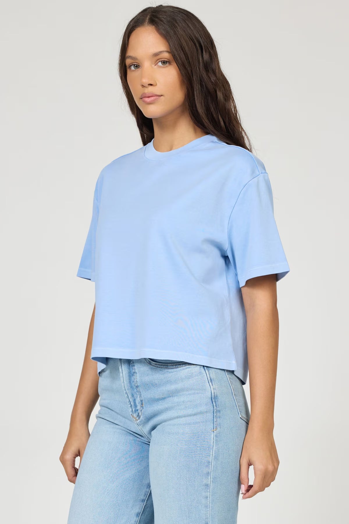 Maddox Jersey Tee - Pigment Skyway