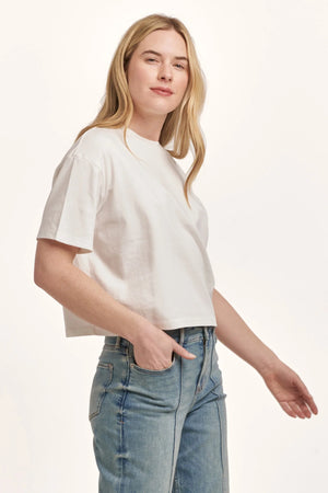 Maddox Jersey Tee - White