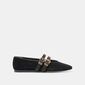 Dolce Vita Baylee Ballet Flats - Onyx Suede