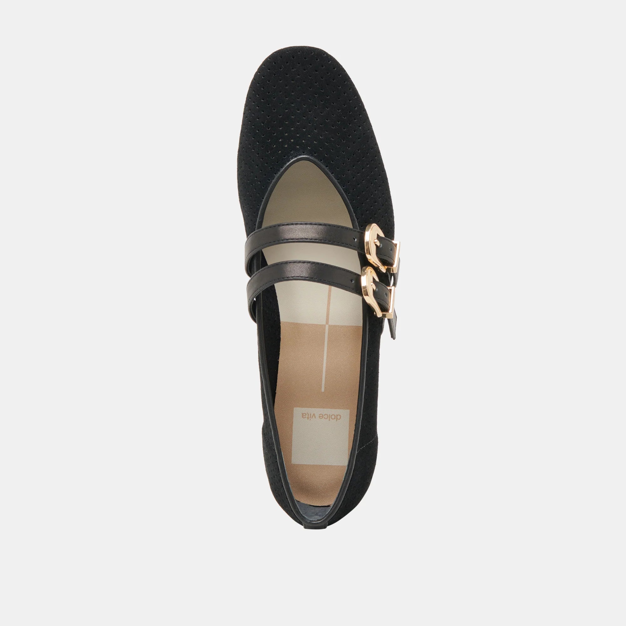 Dolce Vita Baylee Ballet Flats - Onyx Suede