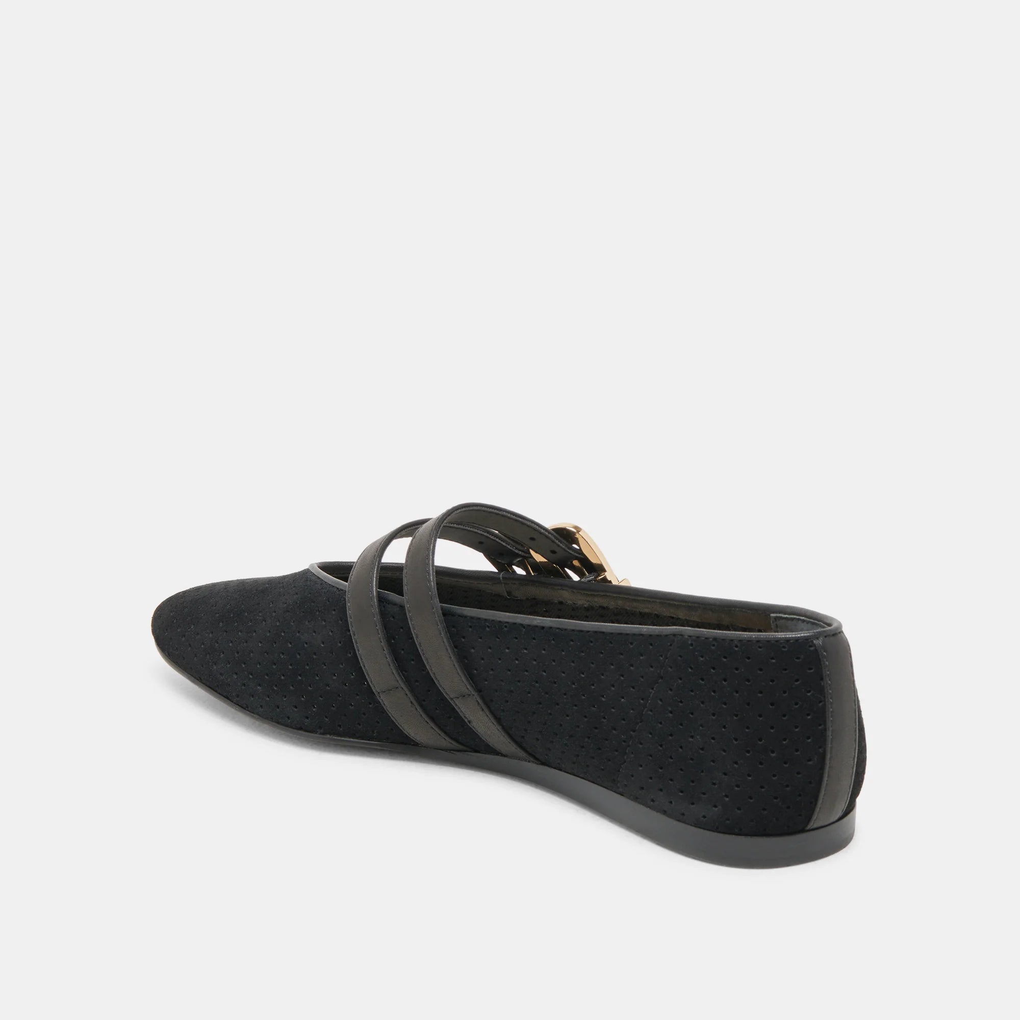 Dolce Vita Baylee Ballet Flats - Onyx Suede