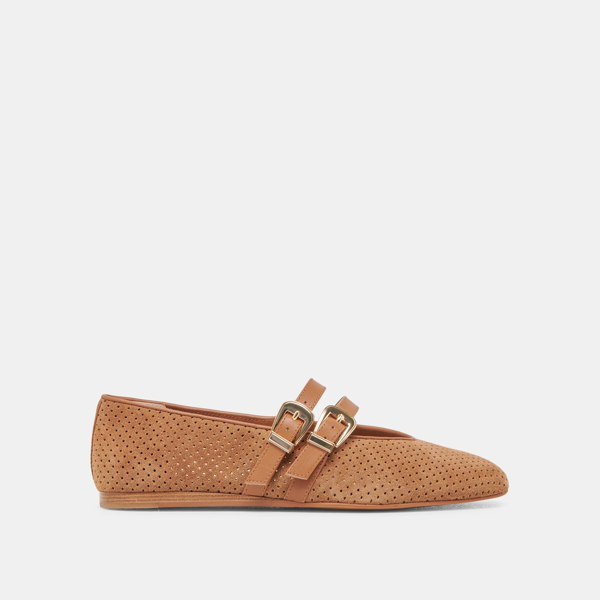 Dolce Vita Baylee Ballet Flats - Pecan Suede