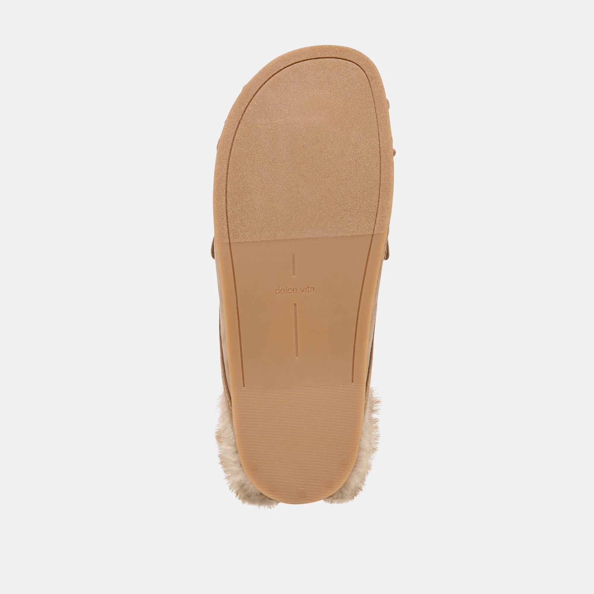 Dolce Vita Jodero Plush Flats - Mushroom Suede