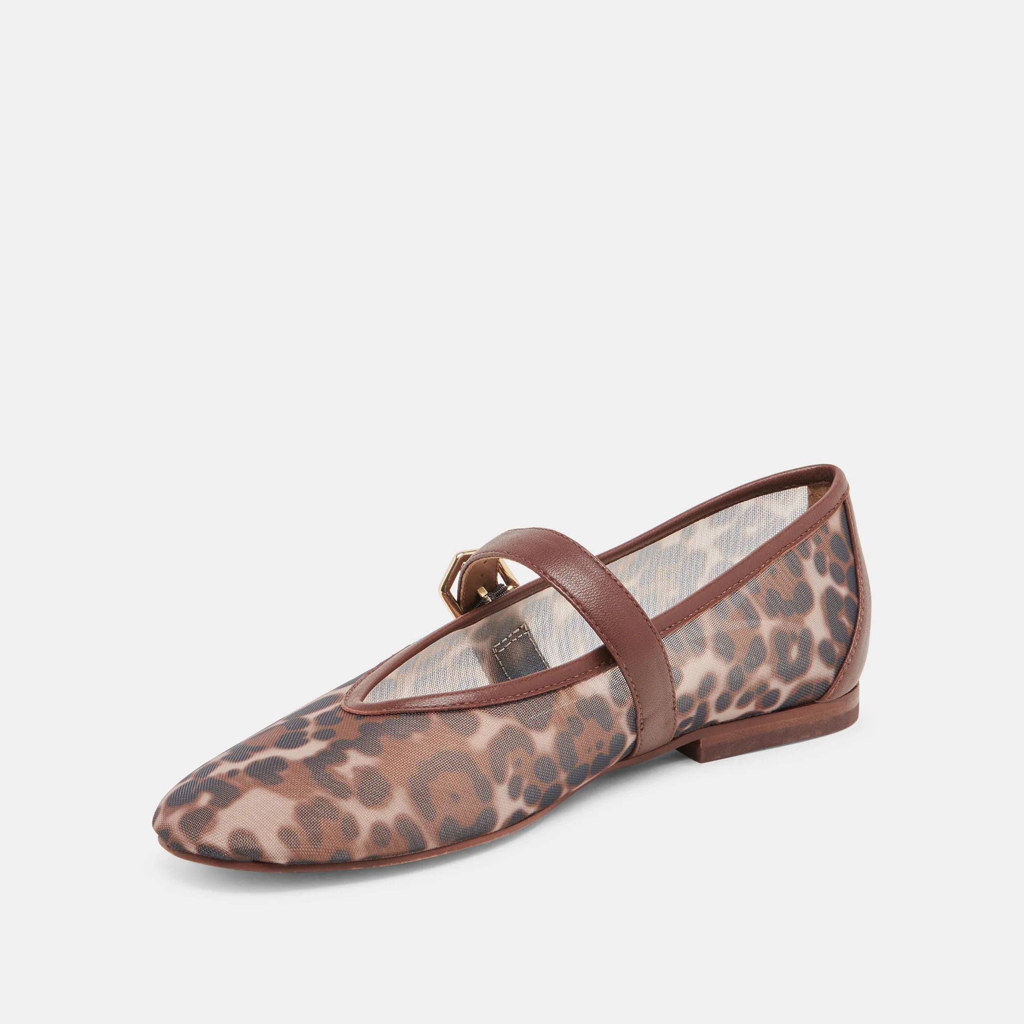 Dolce Vita Roslyn Ballet Flats - Leopard Mesh
