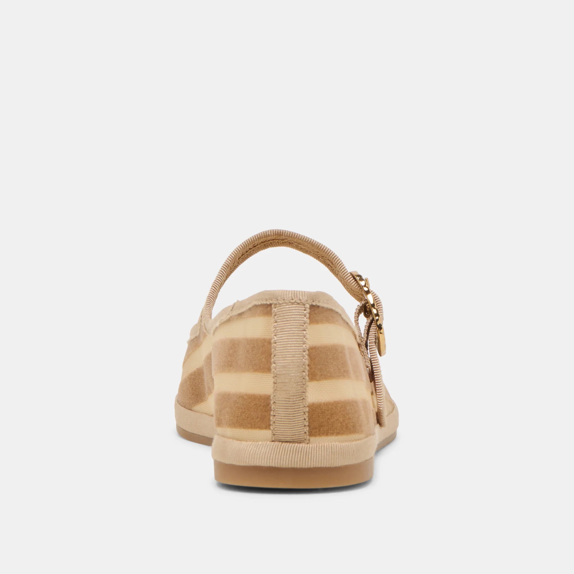Dolce Vita Tameka Ballet Flats - Tan Stripe Mesh