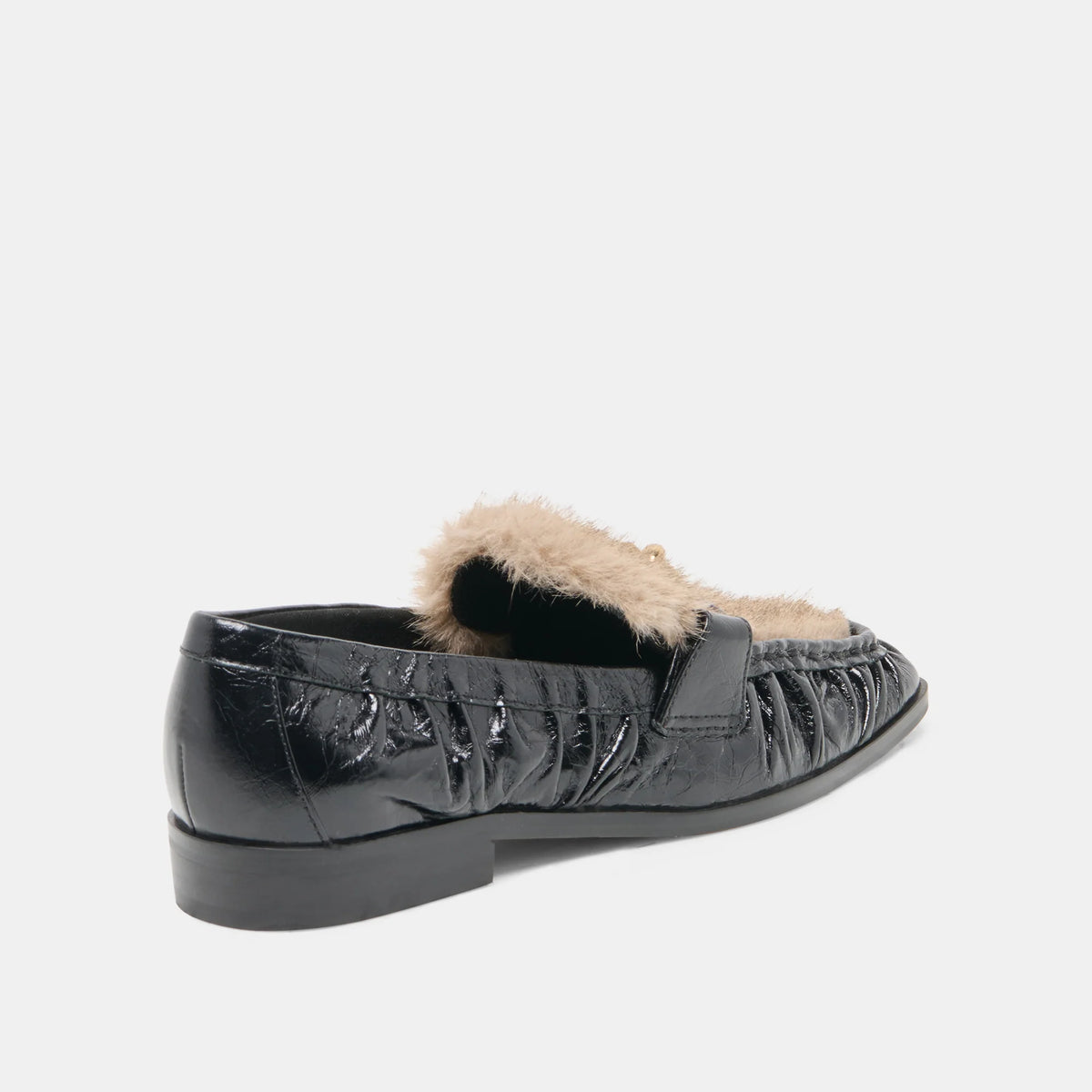 Dolce Vita - Bonie Plush Loafers - Midnight Crinkle Patent