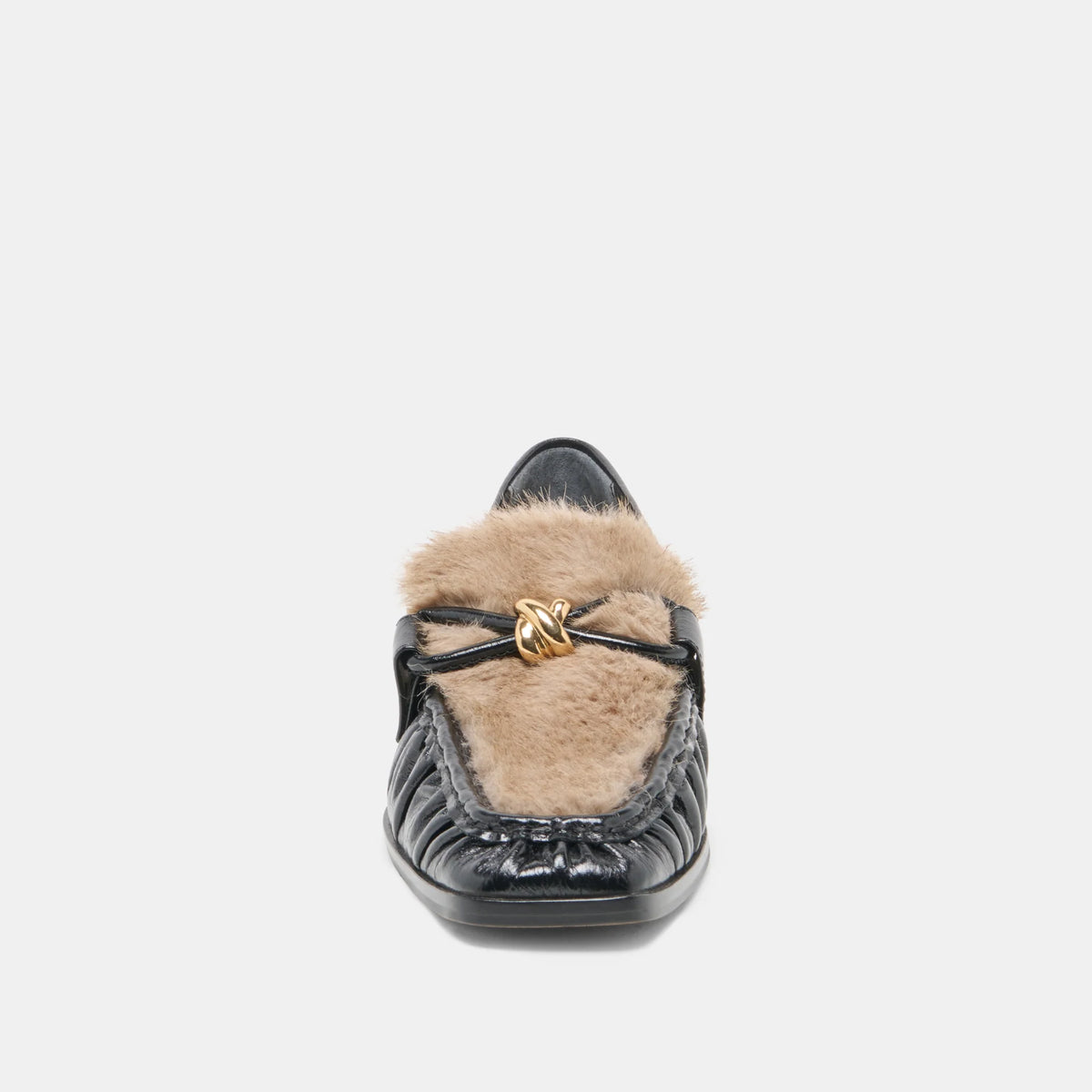 Dolce Vita - Bonie Plush Loafers - Midnight Crinkle Patent