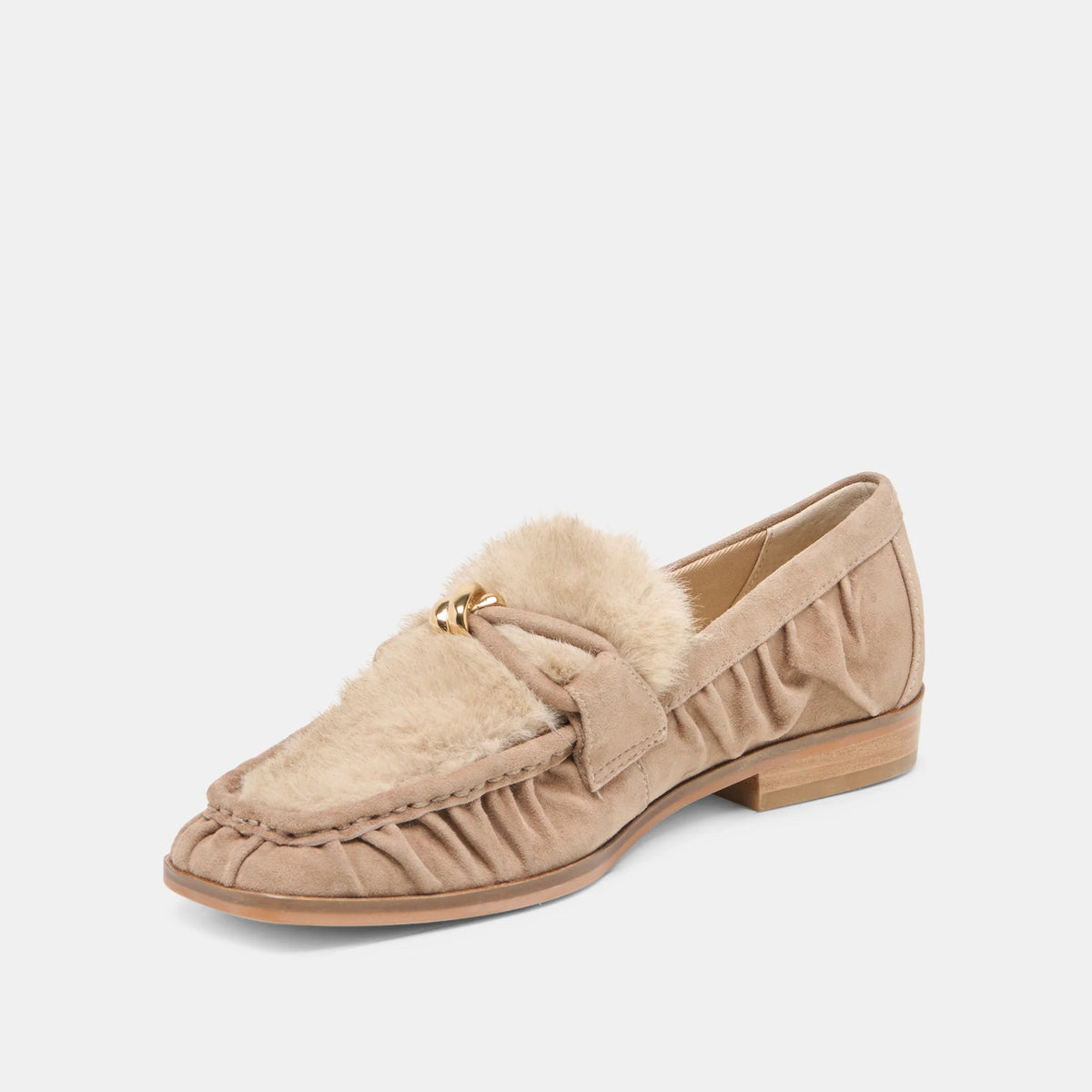 Dolce Vita - Bonie Plush Loafers - Mushroom Suede
