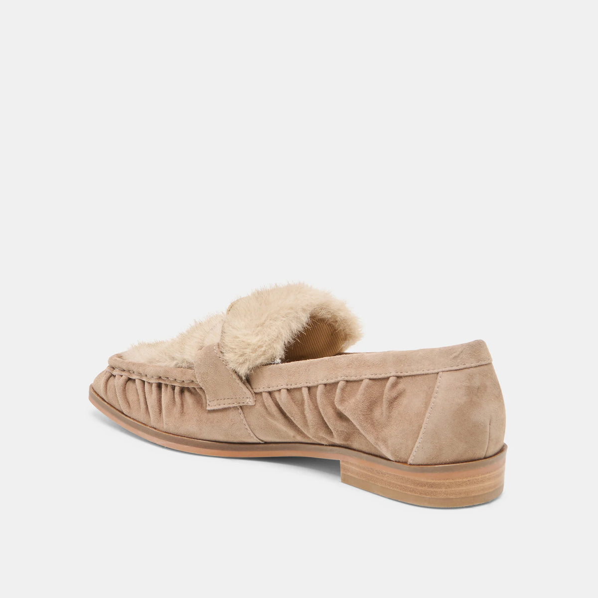 Dolce Vita - Bonie Plush Loafers - Mushroom Suede