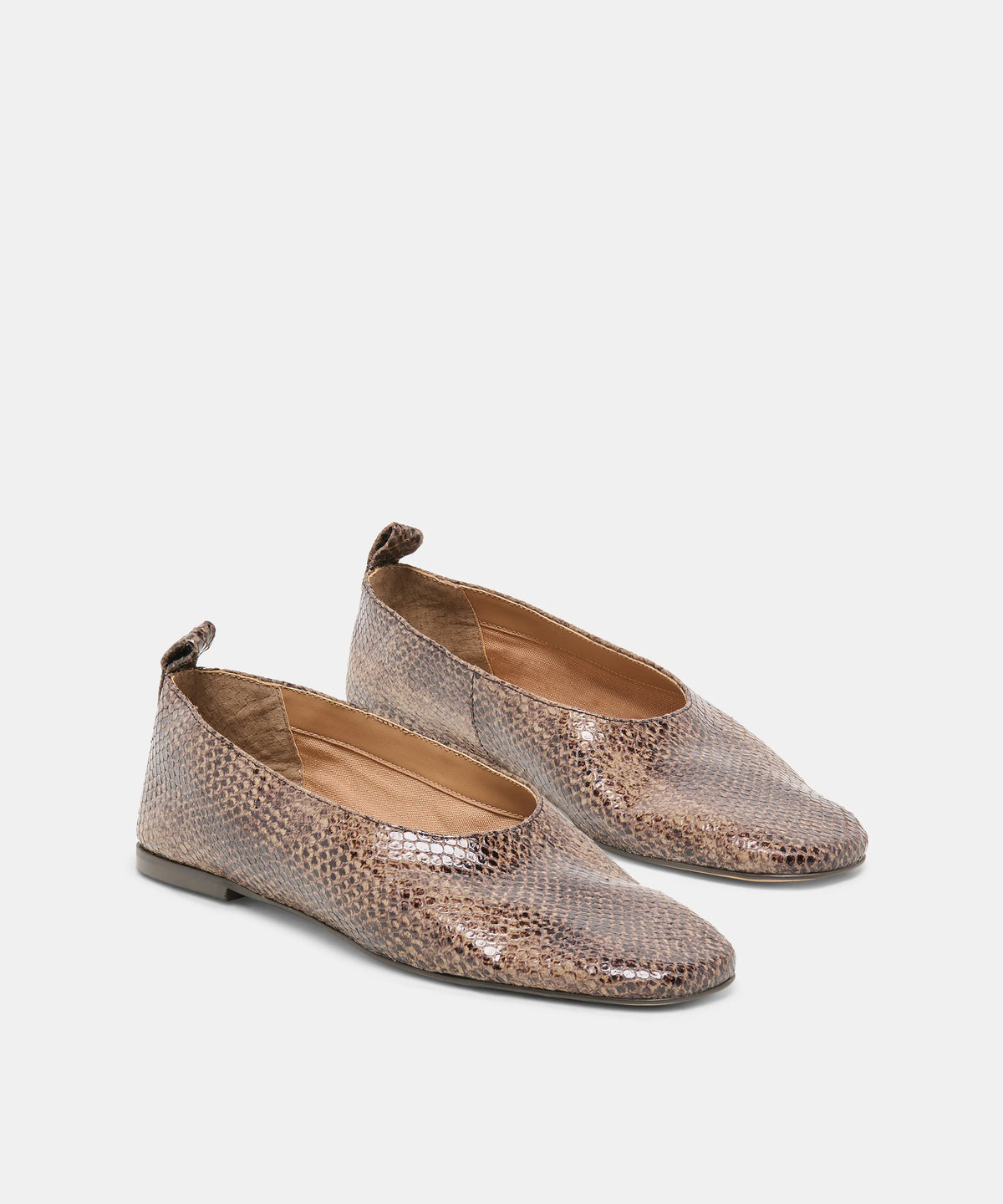 Dolce Vita - Kory Ballet Flats - Snake Embossed Leather