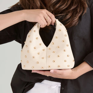 Dolce Vita Dahlia Studded Bag - Cream