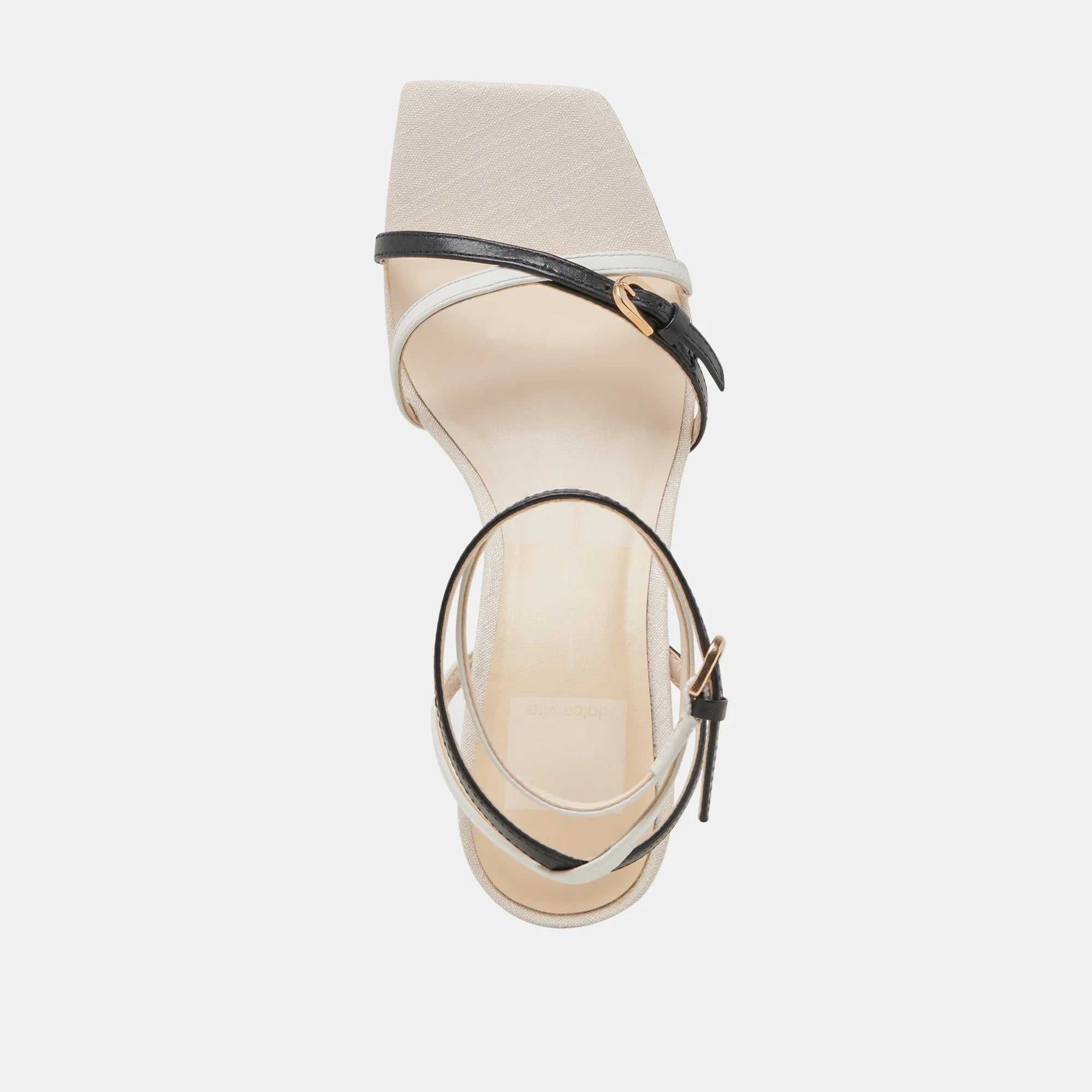 Dolce Vita Bamby Heels - White/Black Leather