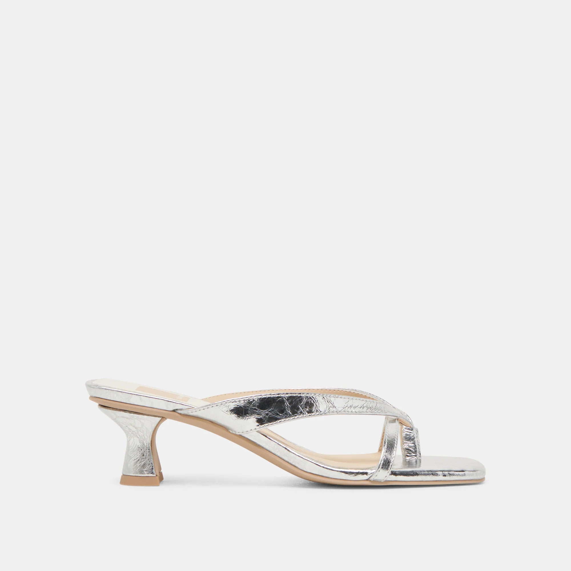 Dolce Vita Brevel Heels - Silver Leather