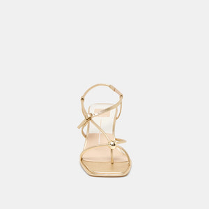 Dolce Vita Mylee Heels - Gold Leather
