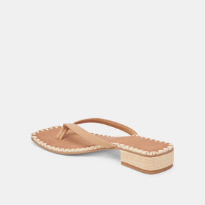 Dolce Vita Barty Sandals - Light Tan Leather