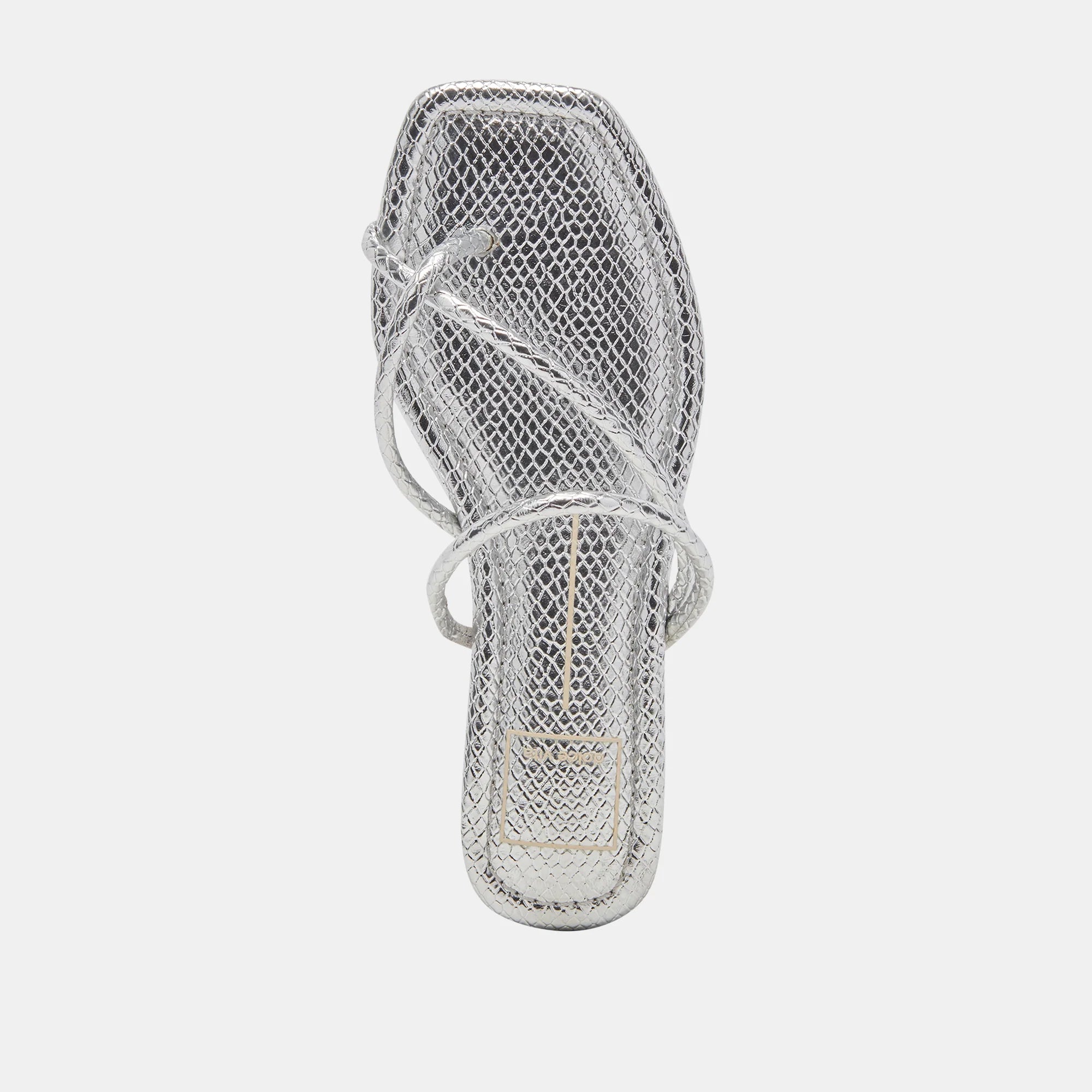 Dolce Vita Leanna Sandal - Silver Embossed Stella