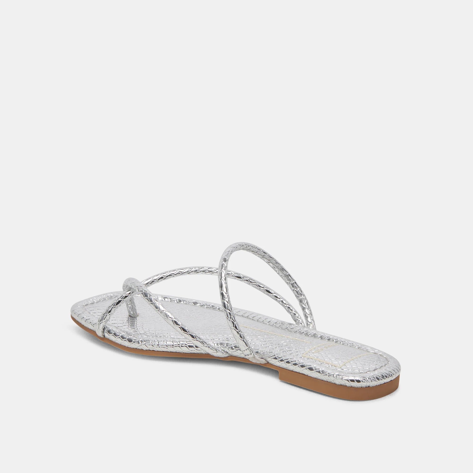Dolce Vita Leanna Sandal - Silver Embossed Stella