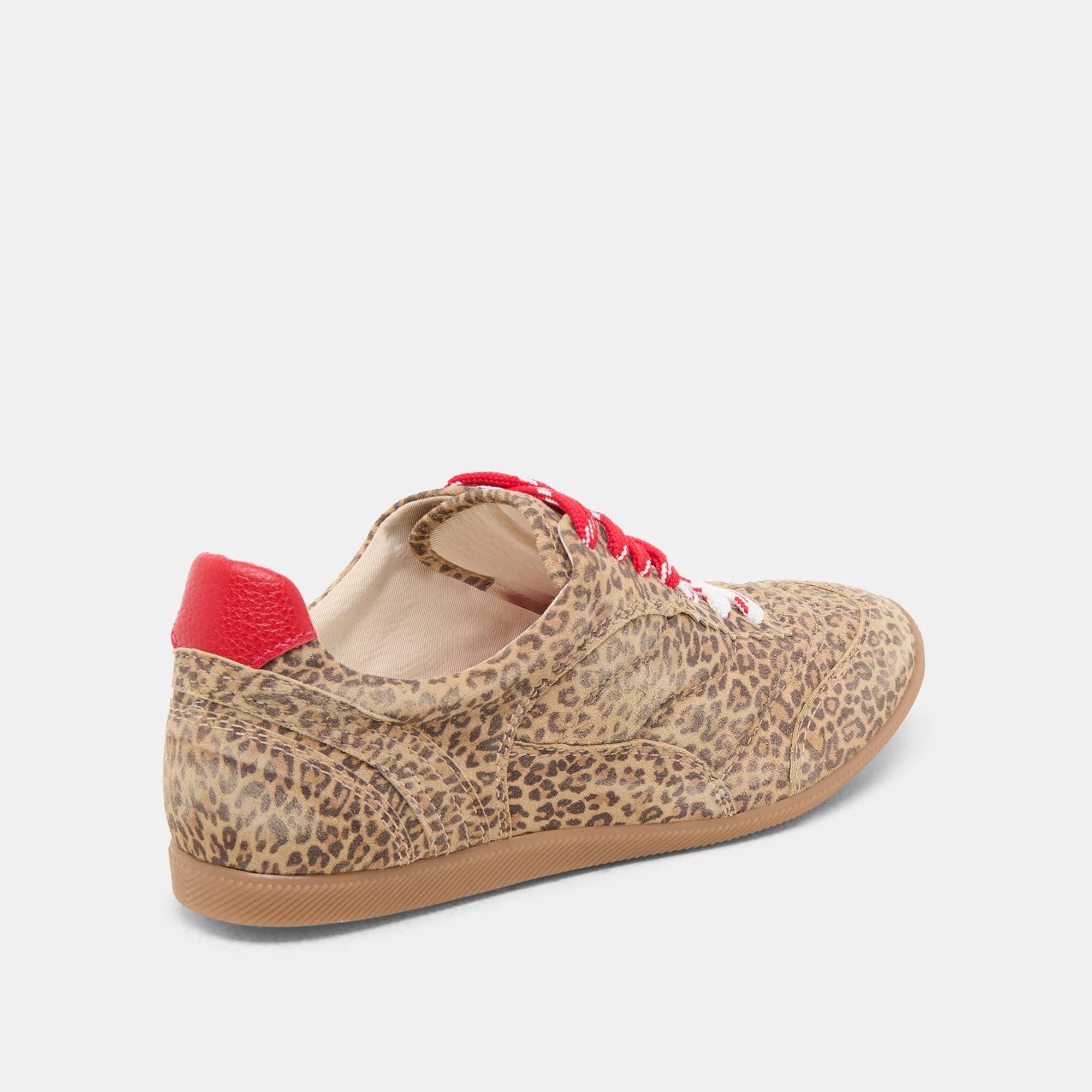 Dolce Vita Laini Sneakers - Tan Leopard Suede