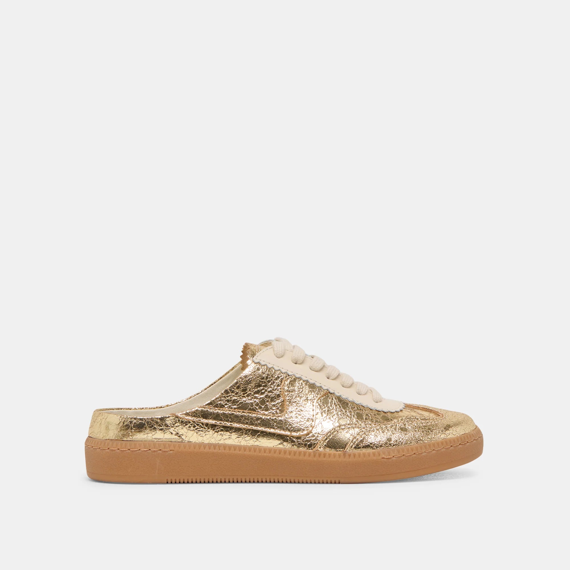 Dolce Vita Notice Slide - Gold Leather