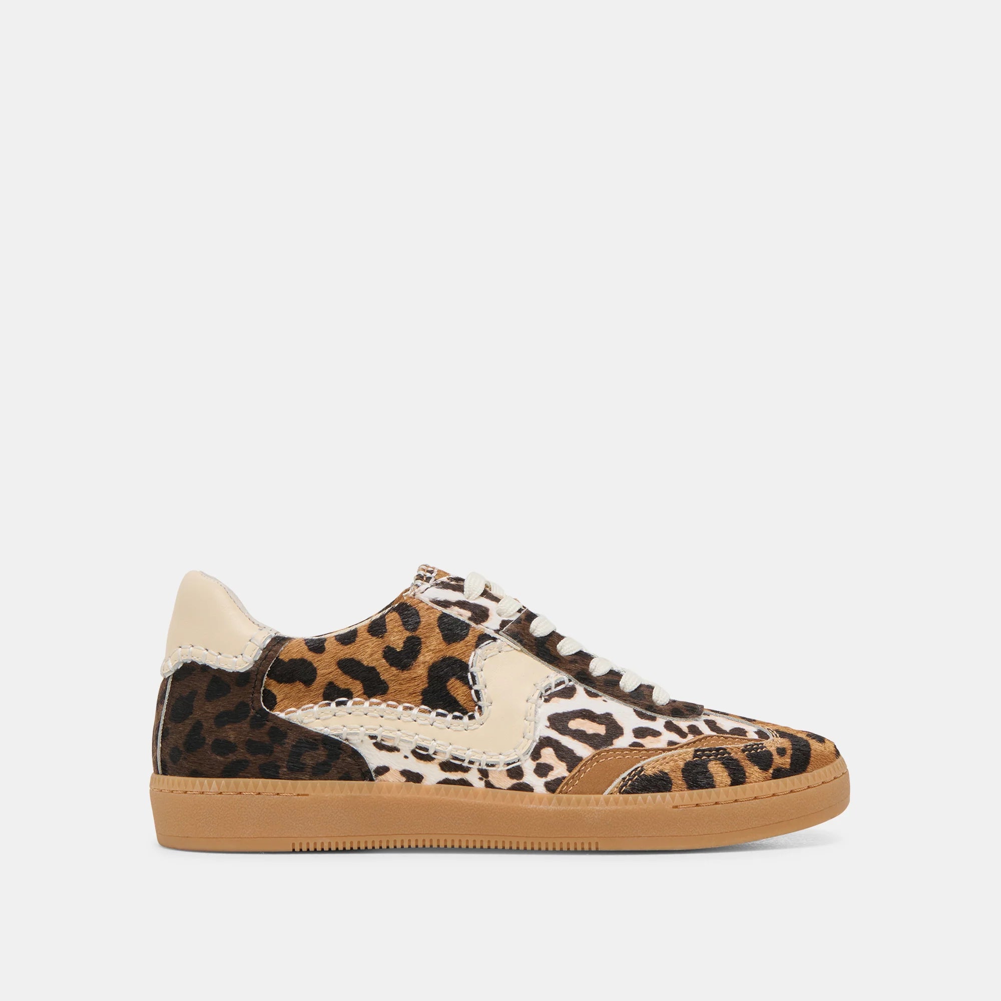 Dolce Vita Notice Stitch Sneakers - Leopard Multi Calf Hair