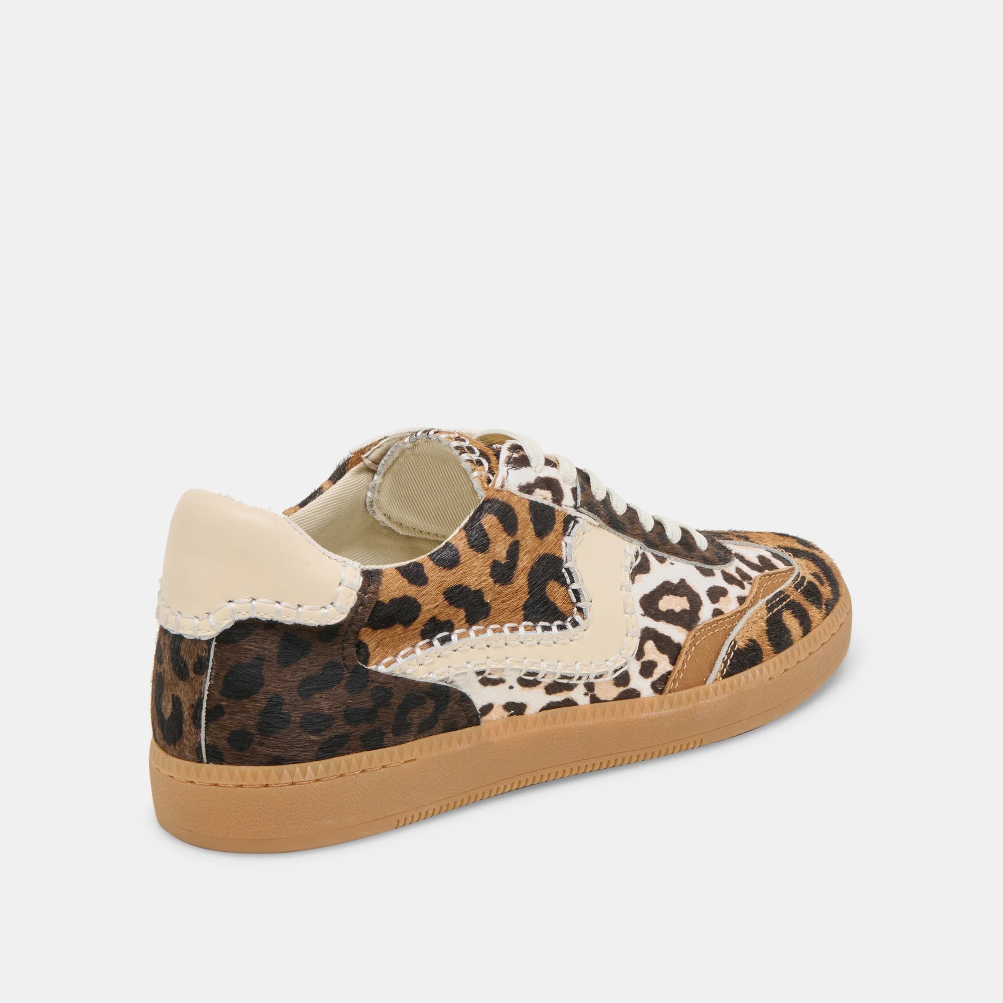 Dolce Vita Notice Stitch Sneakers - Leopard Multi Calf Hair