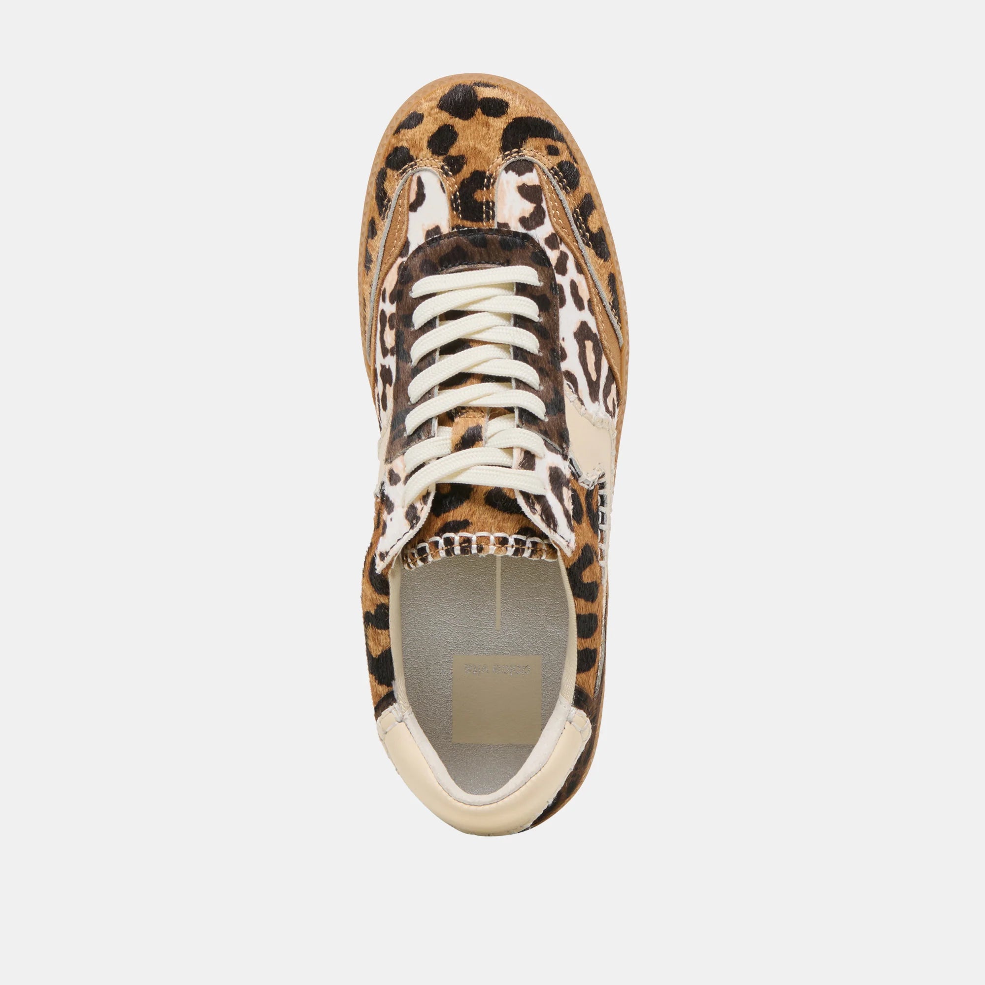 Dolce Vita Notice Stitch Sneakers - Leopard Multi Calf Hair