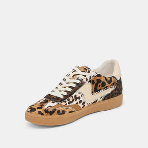 Dolce Vita Notice Stitch Sneakers - Leopard Multi Calf Hair