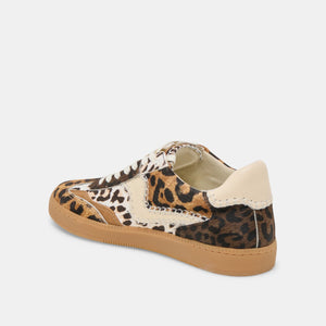 Dolce Vita Notice Stitch Sneakers - Leopard Multi Calf Hair