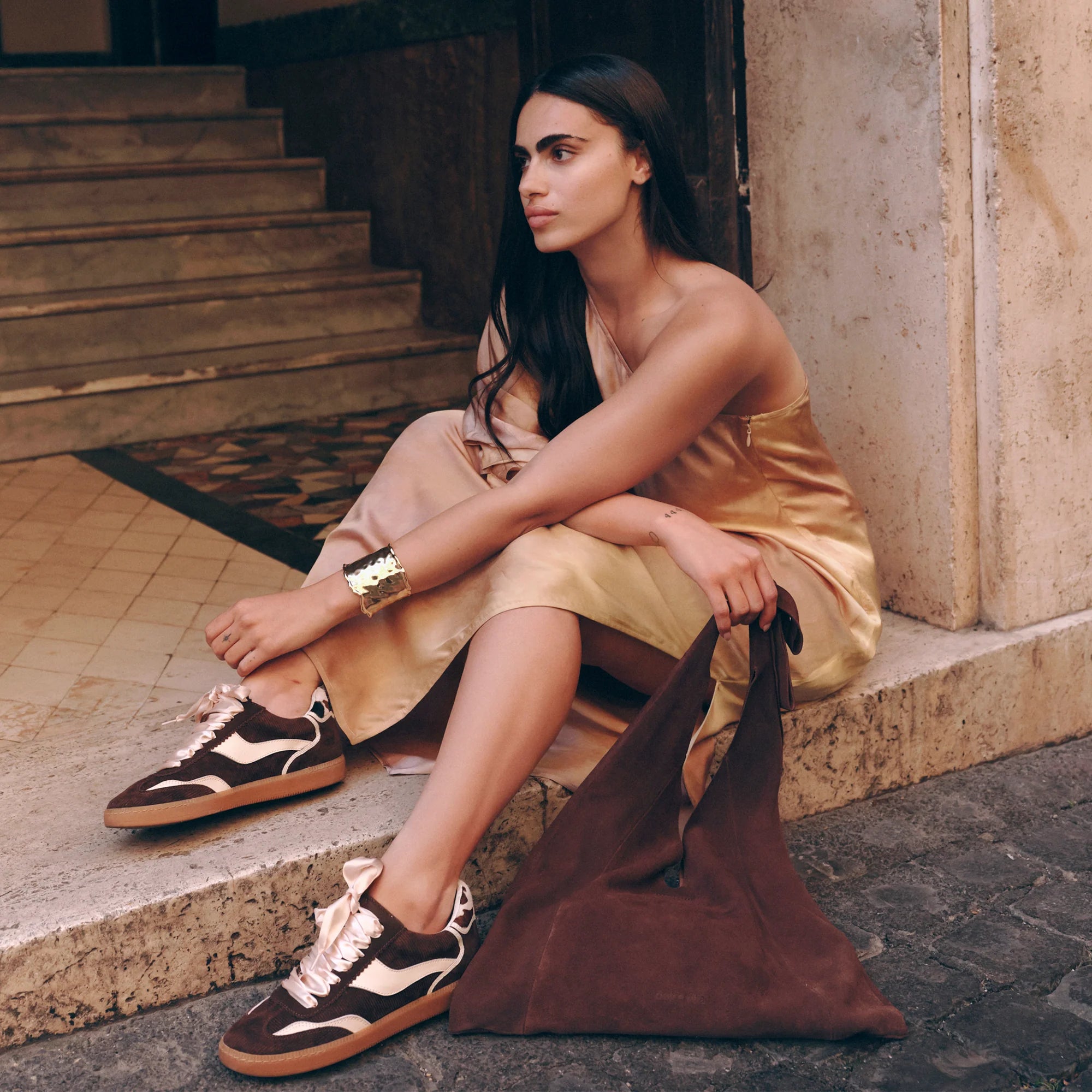 Dolce Vita Notice Sneakers - Chocolate Corduroy