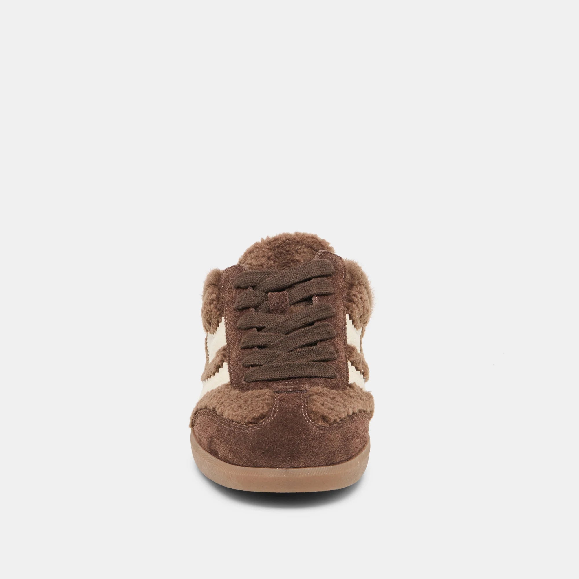 Dolce Vita Merit Slide Sneakers - Dark Brown Plush