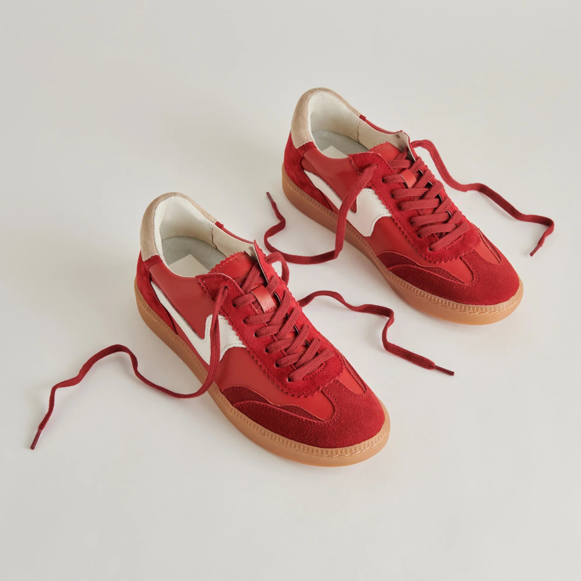 Dolce Vita Notice Sneaker - Crimson Suede