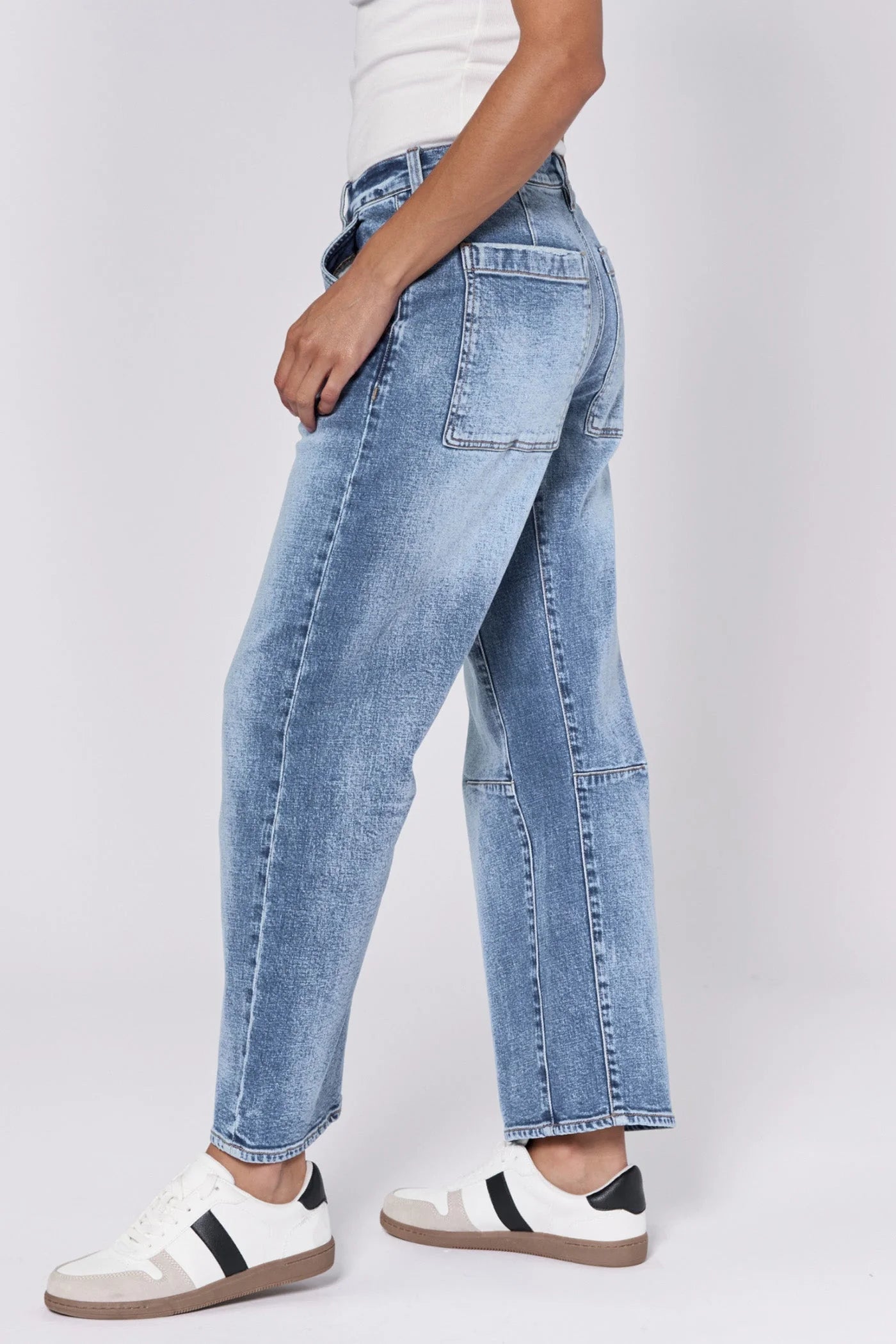 Lasso High Rise Cropped Pants - Western Hue