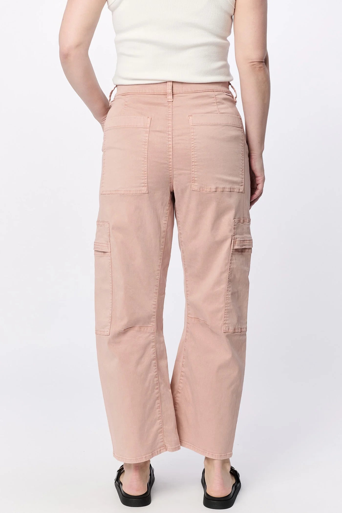 Lasso High Rise Cropped Pants - Tuscany