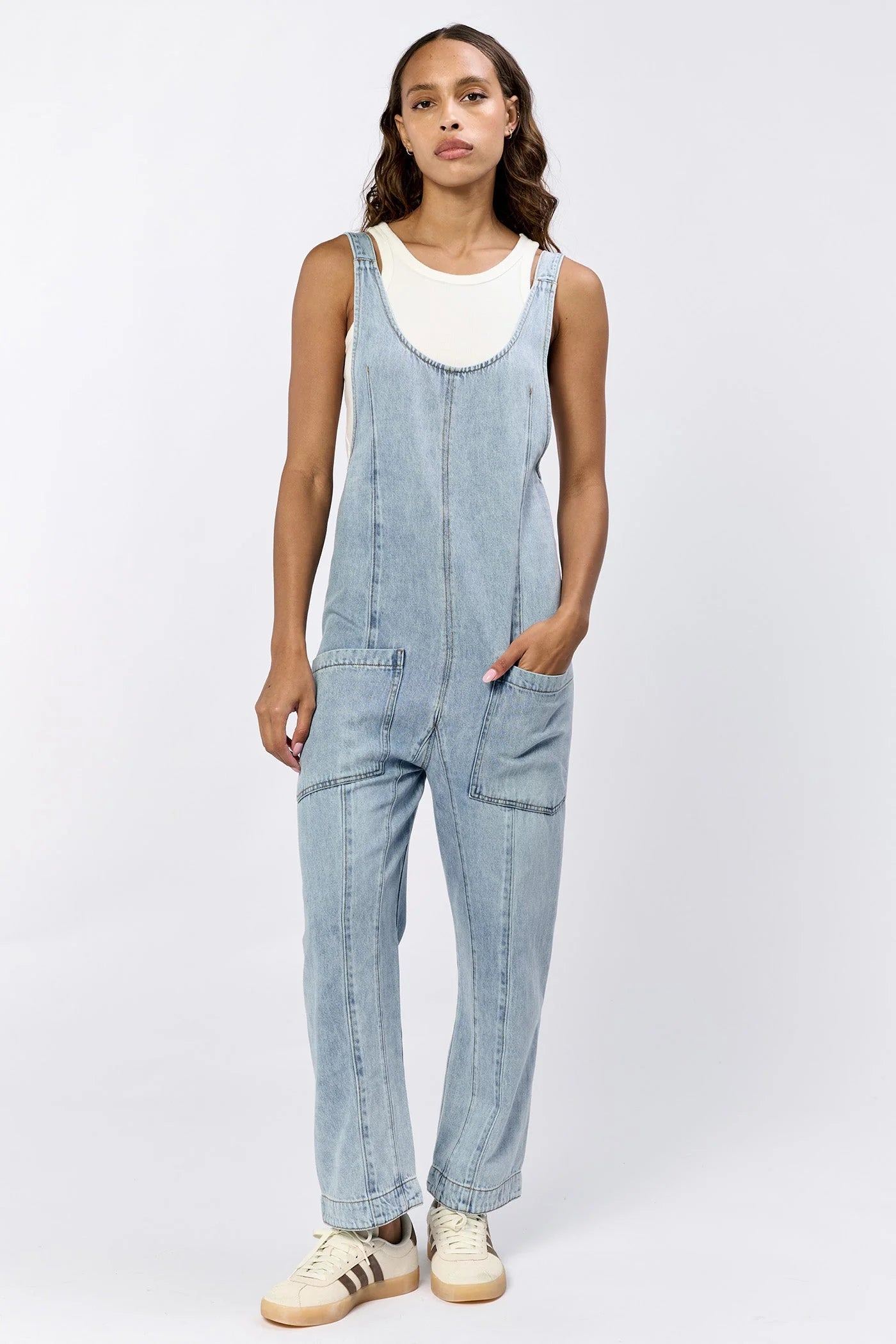 Julie Denim Jumpsuit