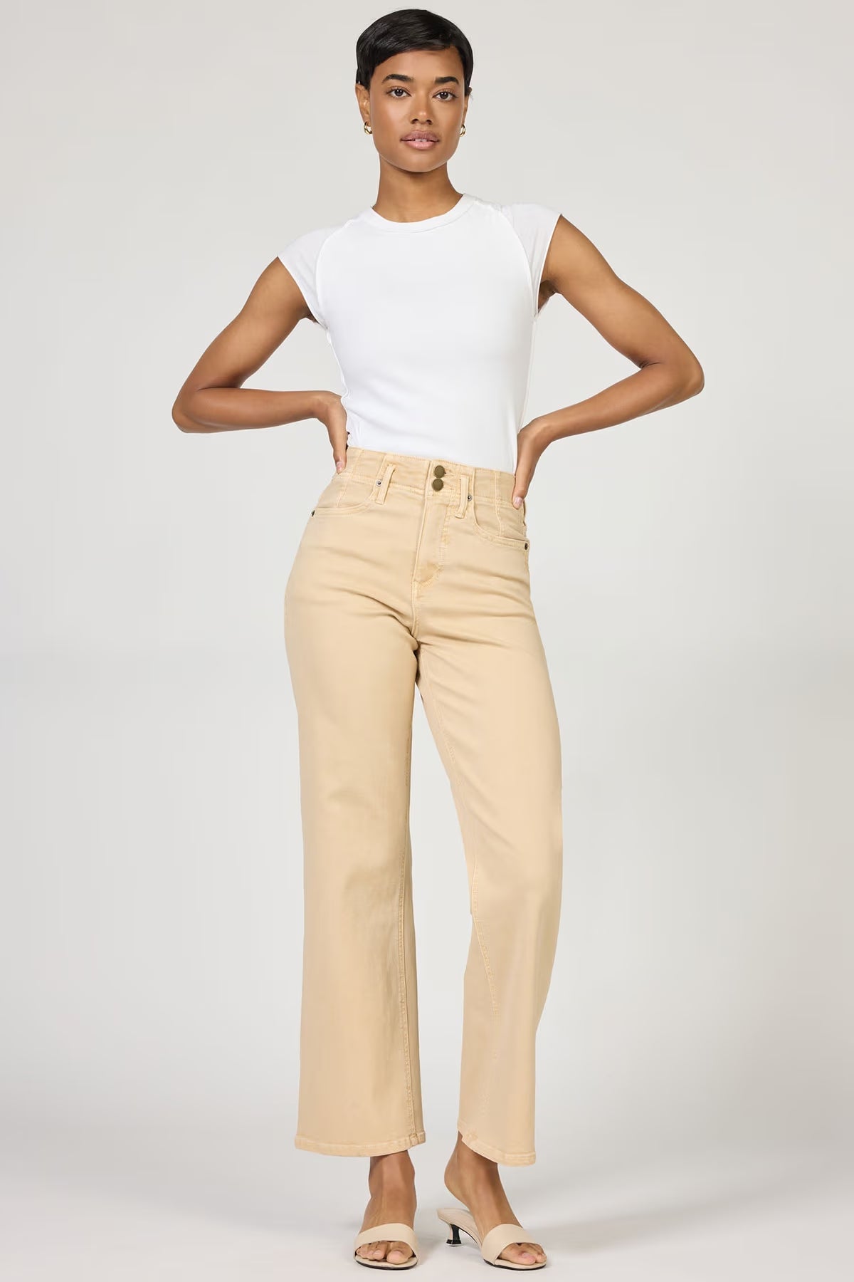 Holly High Rise Denim Jeans - Mojave Desert