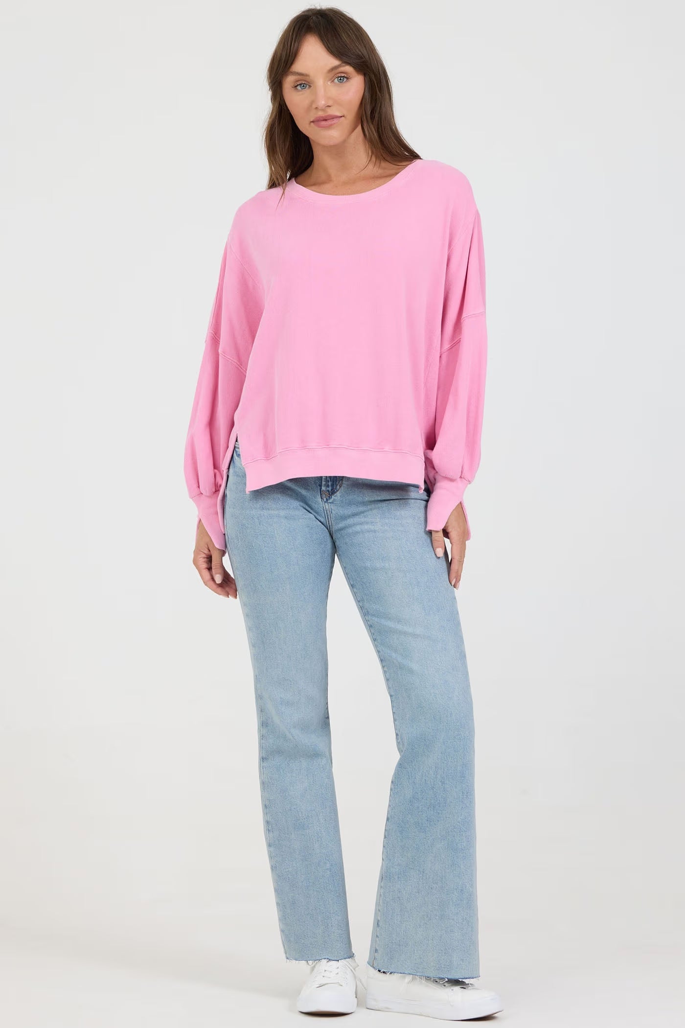 Trenton Pullover Top - Cashmere Rose