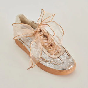 Dolce Vita Curly Organza Shoe Lace Set - Tan