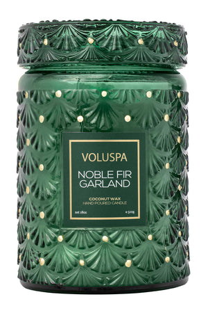 Voluspa Large Jar Candle - Noble Fir Garland