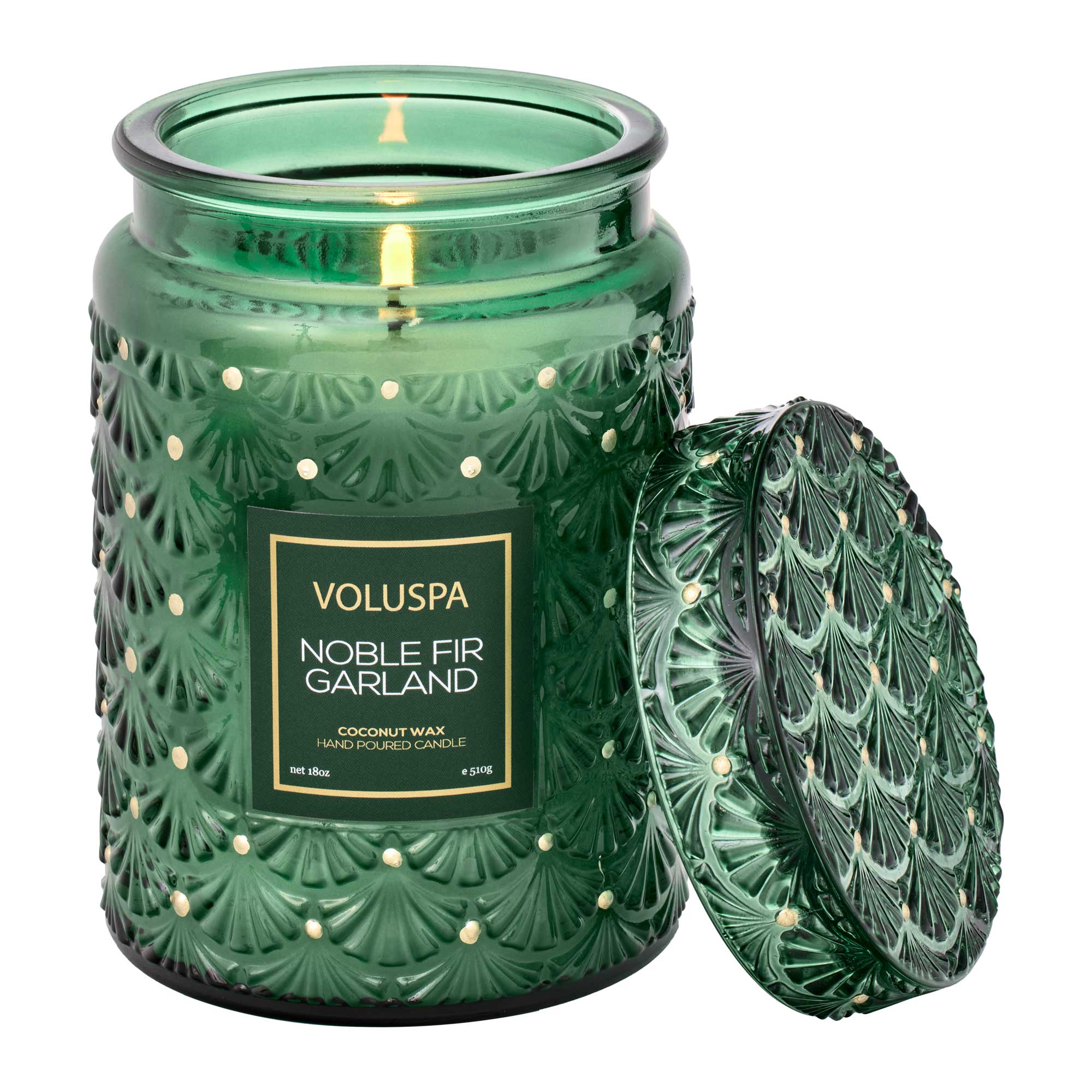 Voluspa Large Jar Candle - Noble Fir Garland