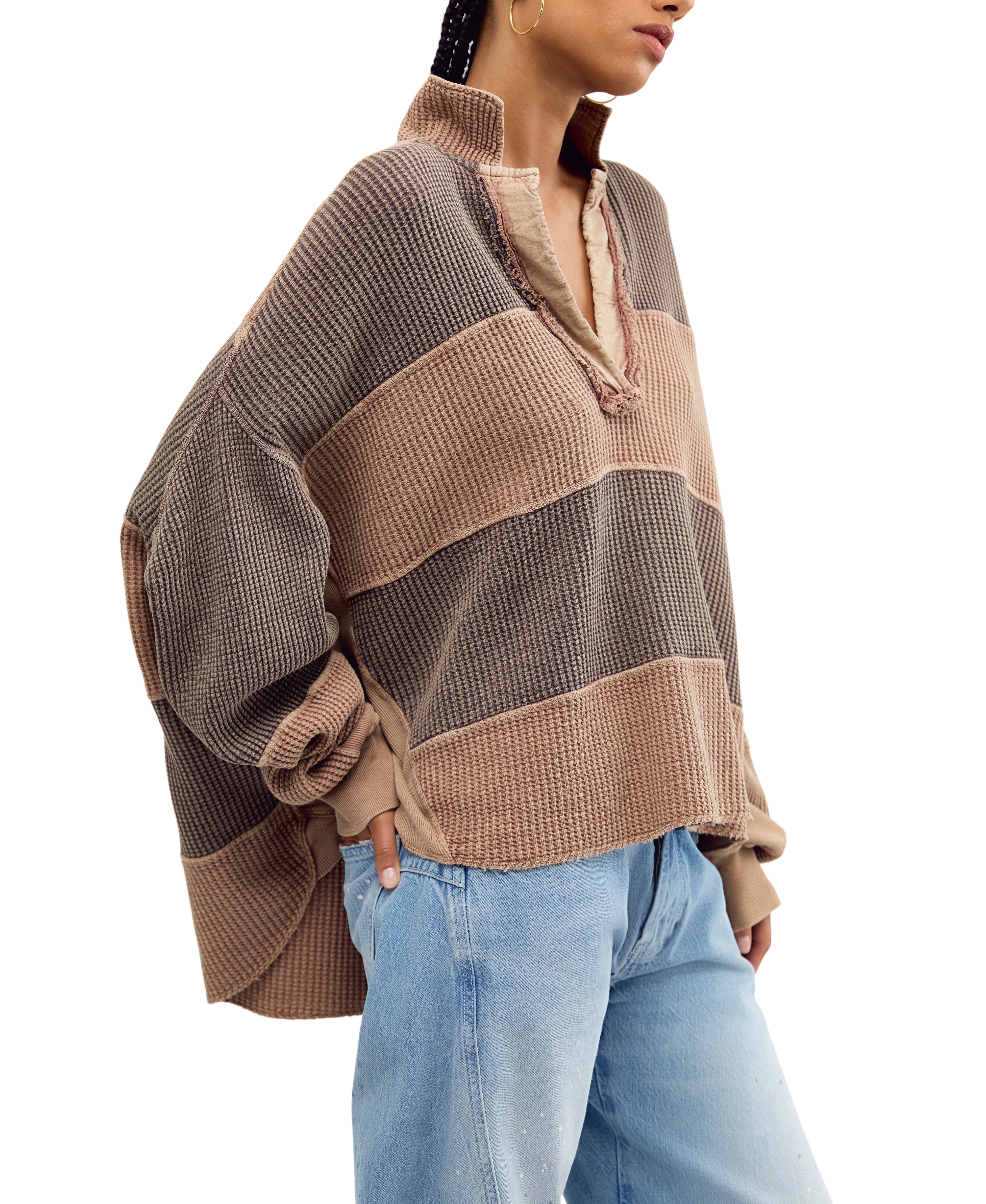 Free People Rainn Thermal - Neutral Combo