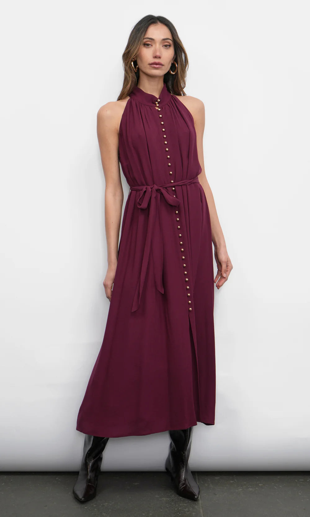 Everley Button Up Midi Dress