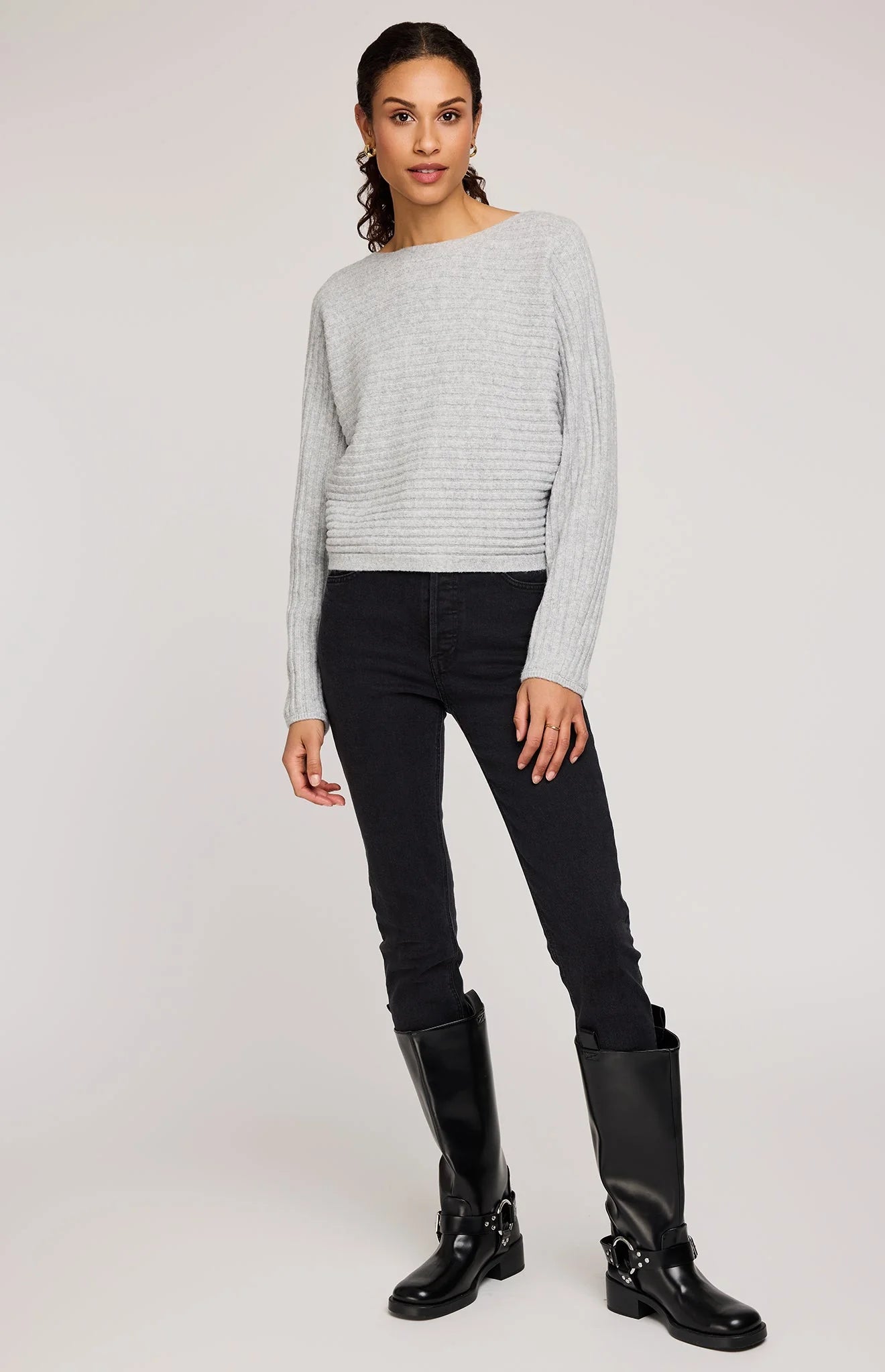 Niko Pullover Sweater - Heather Ash