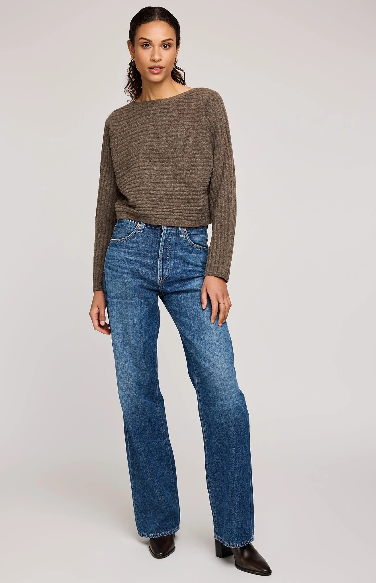 Niko Pullover Sweater - Heather Umber