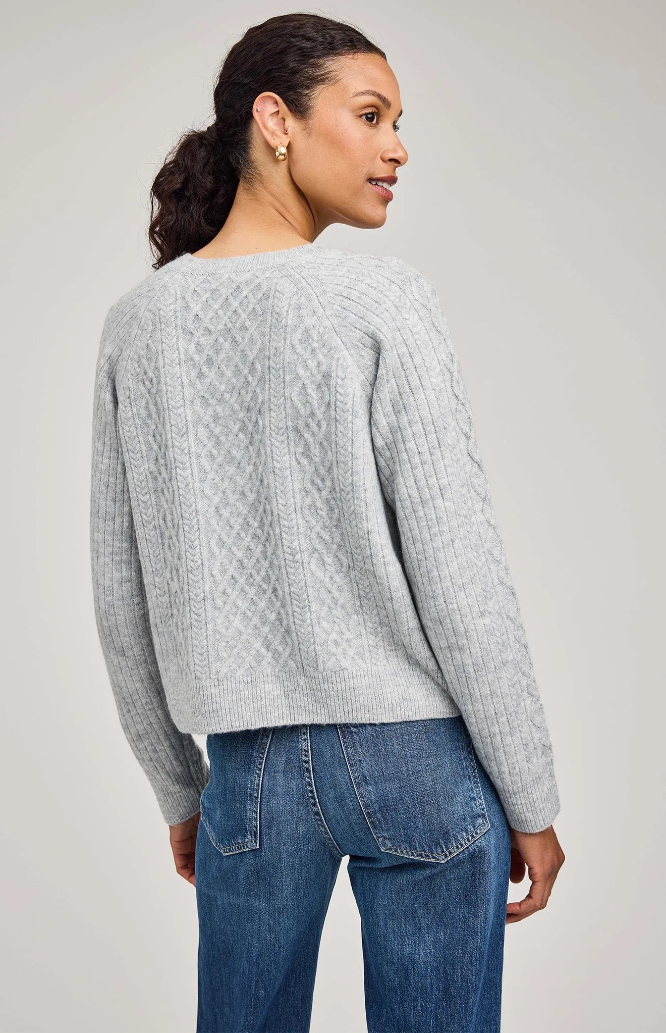 Aspen Cardigan - Heather Ash
