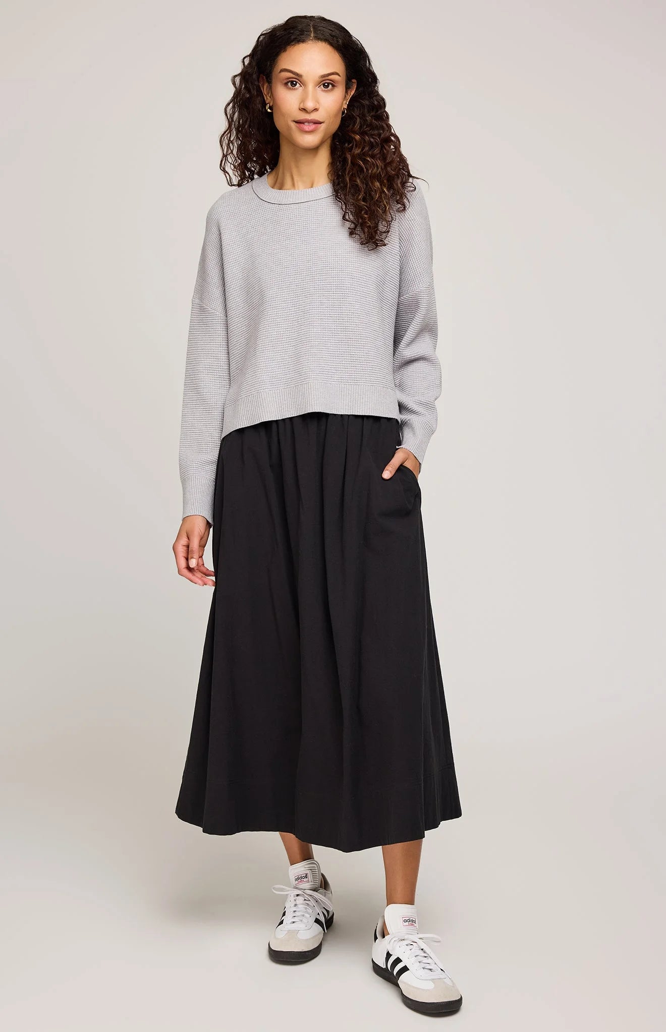 Axel Crewneck Sweater - Heather Ash