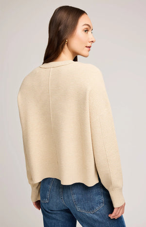 Axel Crewneck Sweater - Heather Sandstone
