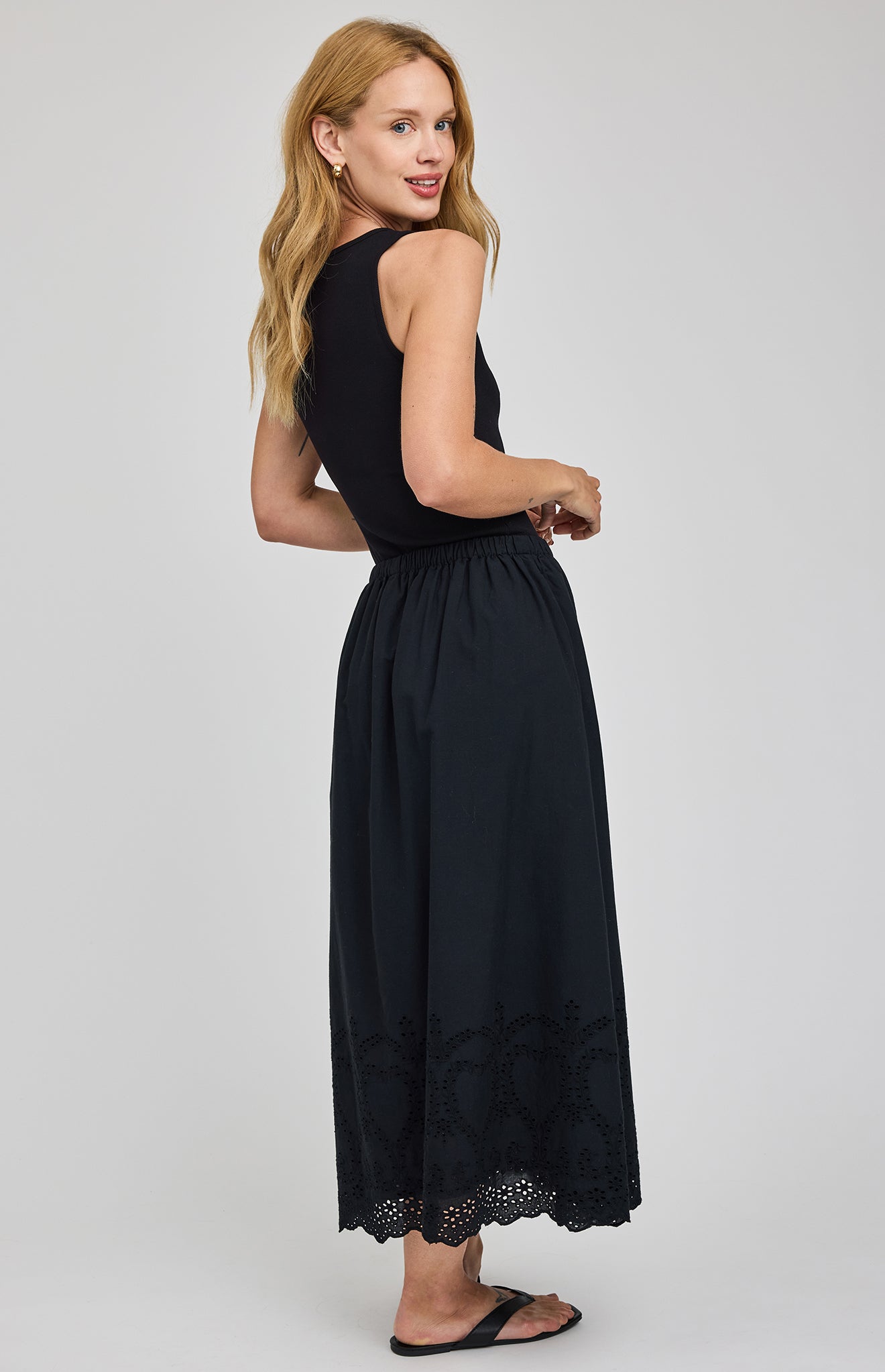 Elodie Maxi Skirt - Black